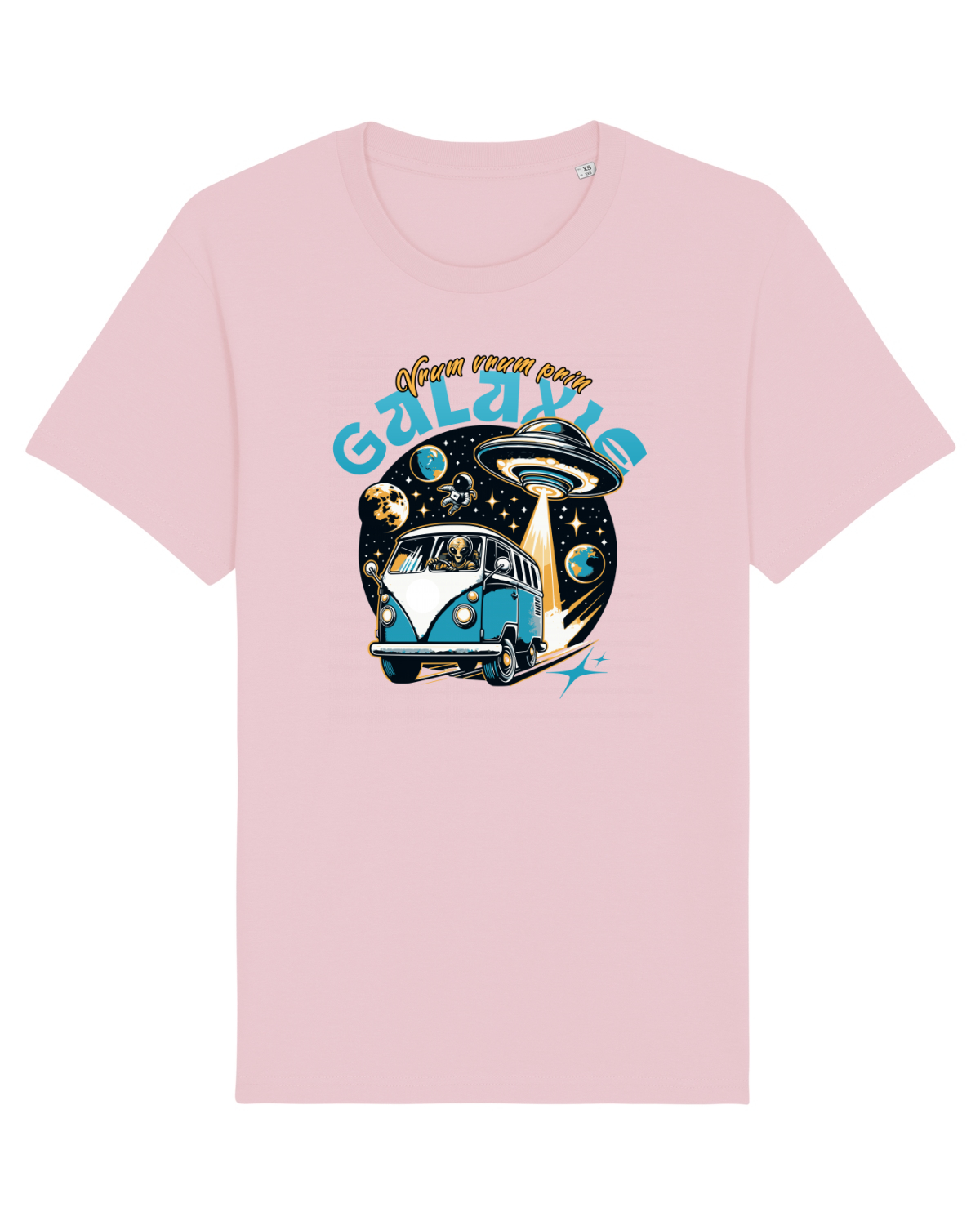 Tricou mânecă scurtă Unisex Rocker Cotton Pink