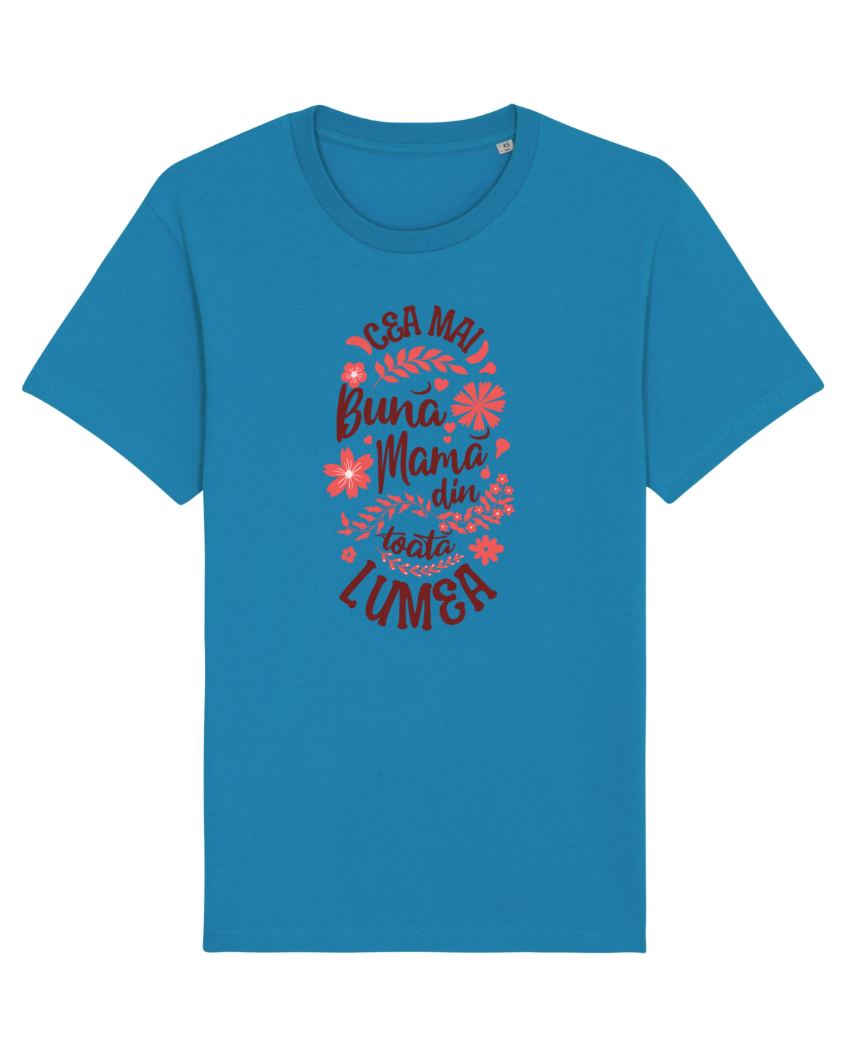 Tricou mânecă scurtă Unisex Rocker Azur
