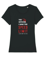 Speed Tricou mânecă scurtă guler larg fitted Damă Expresser