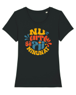 Nu uita sa fii minunat  Tricou mânecă scurtă guler larg fitted Damă Expresser