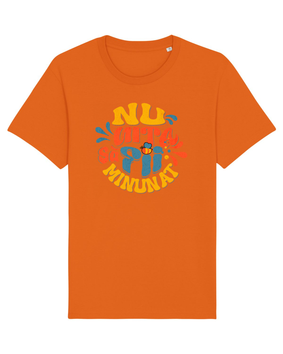 Tricou mânecă scurtă Unisex Rocker Bright Orange