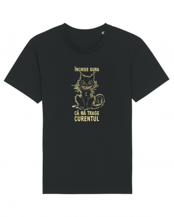 INCHIDE GURA, CA MA TRAGE CURENTUL Tricou mânecă scurtă Unisex Rocker