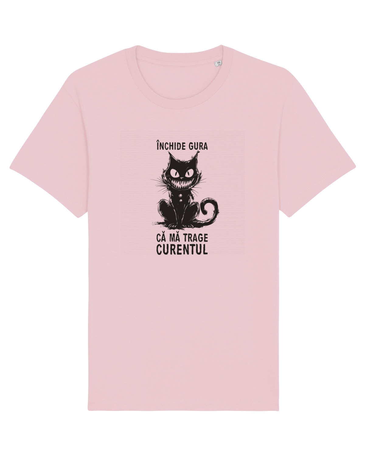 Tricou mânecă scurtă Unisex Rocker Cotton Pink