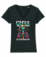 Extraterestru cafengiu Tricou mânecă scurtă guler V Damă Evoker