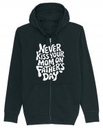 Never Kiss Your Mom On Father's Day Hanorac cu fermoar Unisex Connector