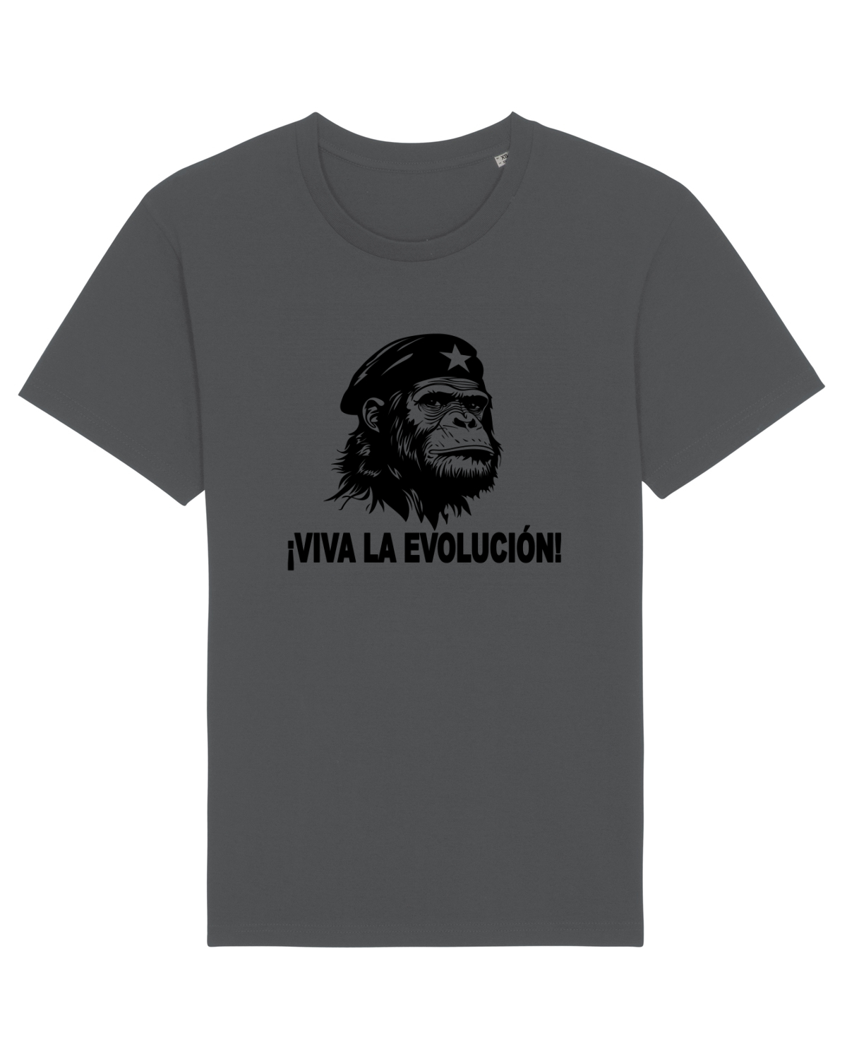 Tricou mânecă scurtă Unisex Rocker Anthracite