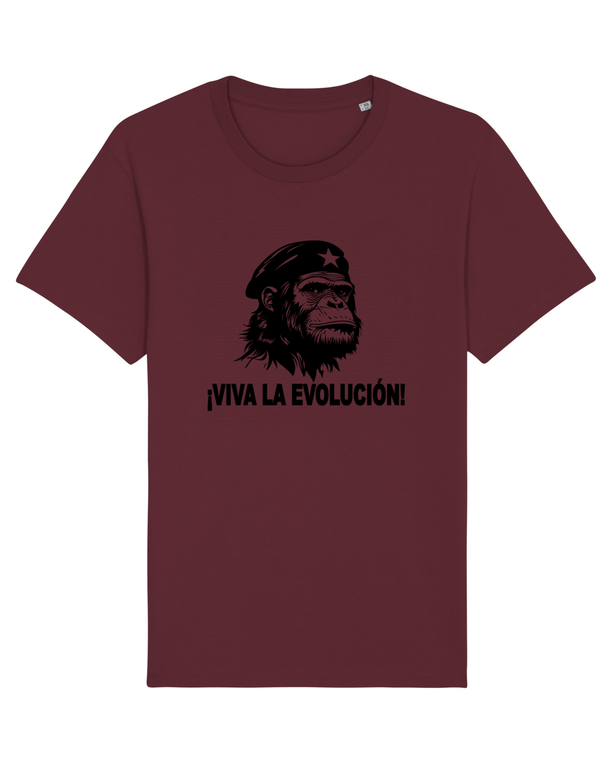 Tricou mânecă scurtă Unisex Rocker Burgundy