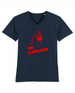 VIVA LA EVOLUCION - CHE GUEVARA - CIMPANZEU 7 Tricou mânecă scurtă guler V Bărbat Presenter