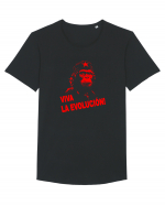 VIVA LA EVOLUCION - CHE GUEVARA - CIMPANZEU 7 Tricou mânecă scurtă guler larg Bărbat Skater