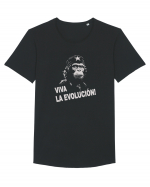 VIVA LA EVOLUCION - CHE GUEVARA - CIMPANZEU 8 Tricou mânecă scurtă guler larg Bărbat Skater