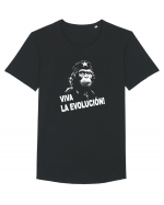 VIVA LA EVOLUCION - CHE GUEVARA - CIMPANZEU 9 Tricou mânecă scurtă guler larg Bărbat Skater