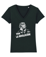 VIVA LA INVOLUCION - CHE GUEVARA - CIMPANZEU - trump B Tricou mânecă scurtă guler V Damă Evoker