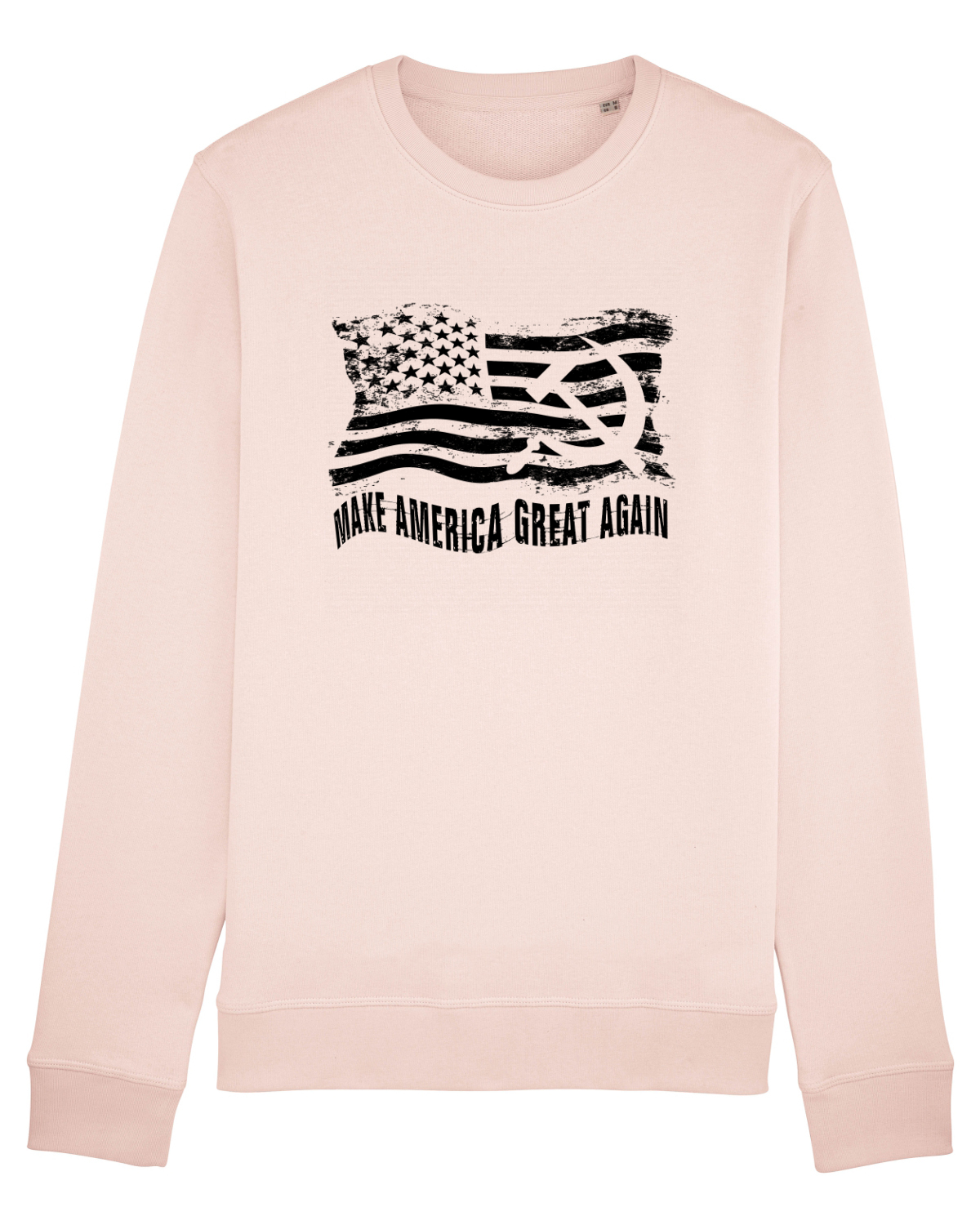 Bluză mânecă lungă Unisex Rise Candy Pink