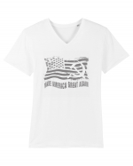 MAKE AMERICA - RUSIA - GREAT AGAIN 3 Tricou mânecă scurtă guler V Bărbat Presenter