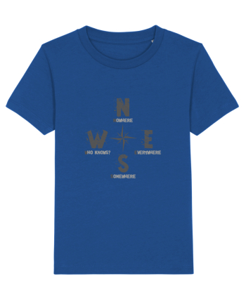 BUSOLA -  COMPASS - NOWHERE EVERYWHERE SOMEWHERE WHO KNOWS 2 Majorelle Blue