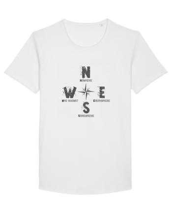 BUSOLA -  COMPASS - NOWHERE EVERYWHERE SOMEWHERE WHO KNOWS 2 White