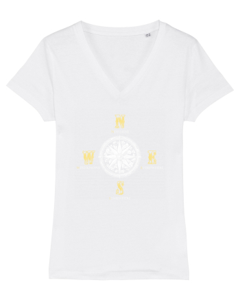 BUSOLA -  COMPASS - NOWHERE EVERYWHERE SOMEWHERE WHO KNOWS 3 White