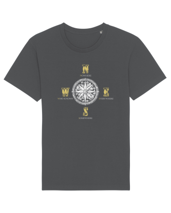 BUSOLA -  COMPASS - NOWHERE EVERYWHERE SOMEWHERE WHO KNOWS 3 Anthracite