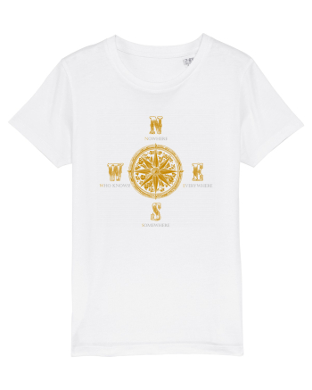 BUSOLA -  COMPASS - NOWHERE EVERYWHERE SOMEWHERE WHO KNOWS 4 White