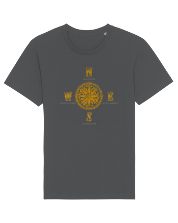 BUSOLA -  COMPASS - NOWHERE EVERYWHERE SOMEWHERE WHO KNOWS 4 Anthracite