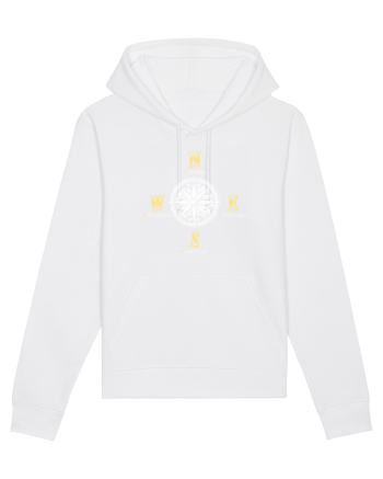 BUSOLA -  COMPASS - NOWHERE EVERYWHERE SOMEWHERE WHO KNOWS 5 White