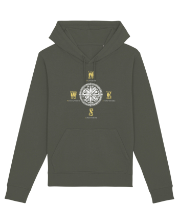 BUSOLA -  COMPASS - NOWHERE EVERYWHERE SOMEWHERE WHO KNOWS 5 Khaki