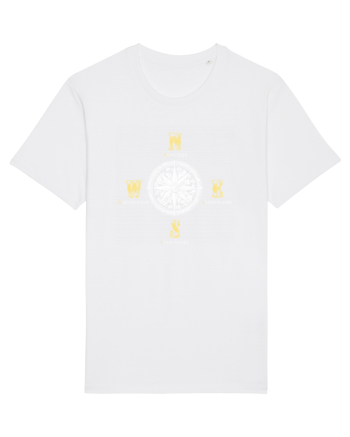 BUSOLA -  COMPASS - NOWHERE EVERYWHERE SOMEWHERE WHO KNOWS 5 White