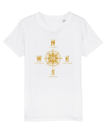 BUSOLA -  COMPASS - NOWHERE EVERYWHERE SOMEWHERE WHO KNOWS 6 White