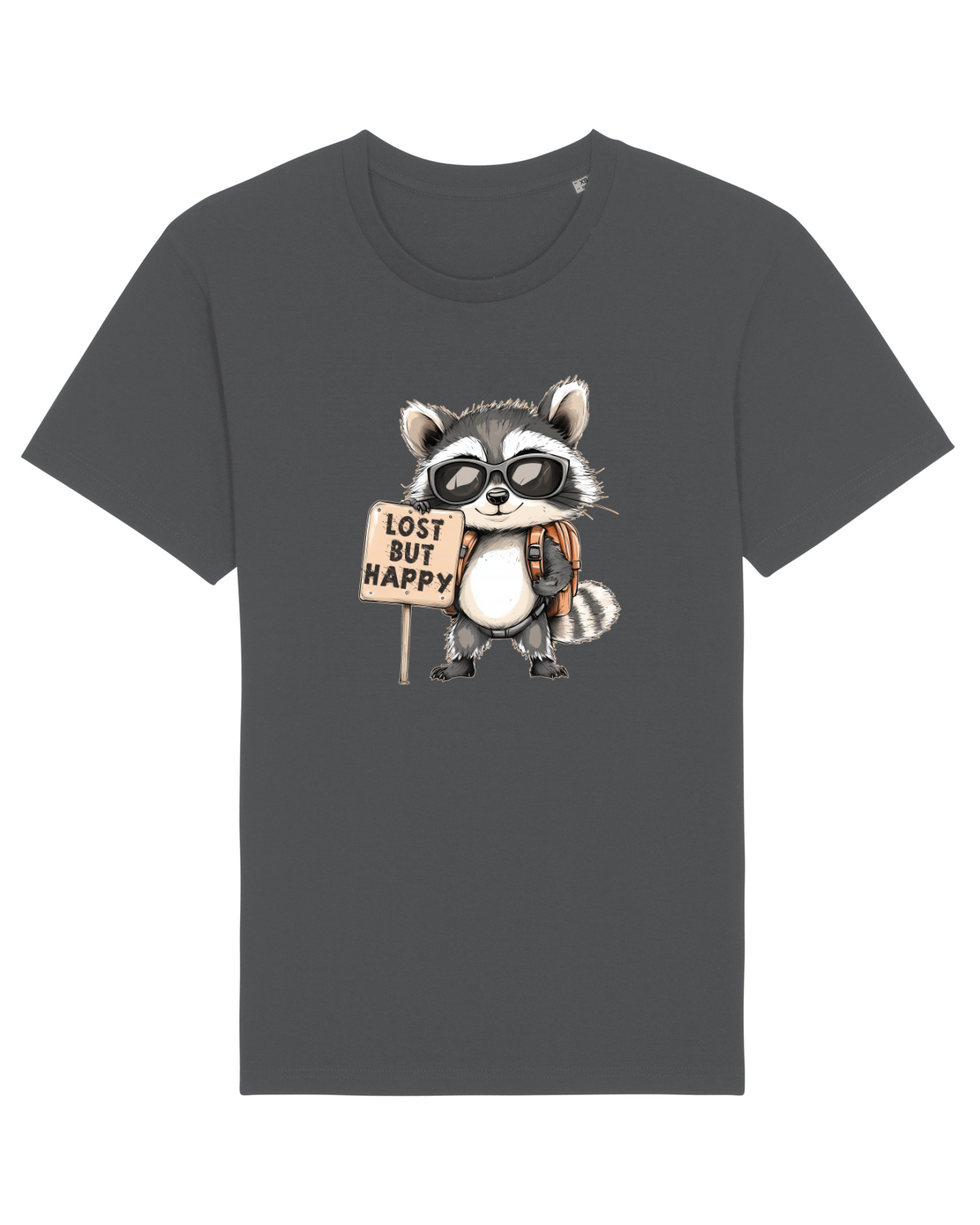 Tricou mânecă scurtă Unisex Rocker Anthracite