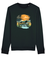 HAKUNA MATATA - NO WORRIES - FARA GRIJI Bluză mânecă lungă Unisex Rise
