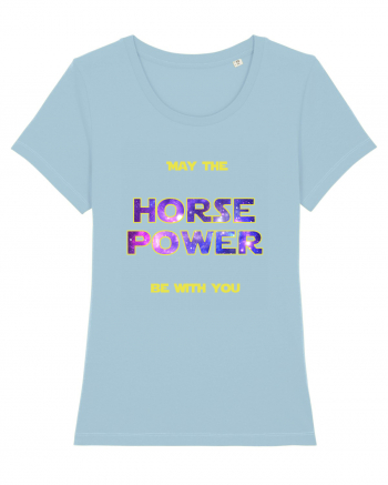 Horse Power Sky Blue