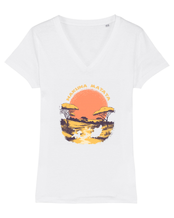 HAKUNA MATATA - NO WORRIES - FARA GRIJI 2 White
