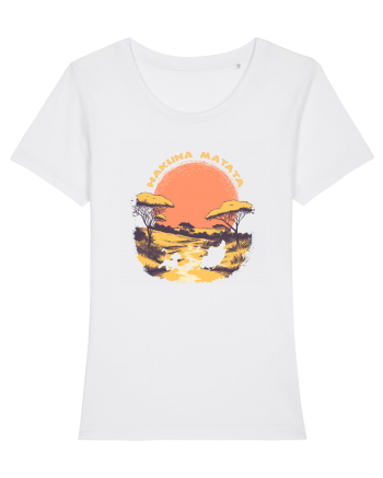 HAKUNA MATATA - NO WORRIES - FARA GRIJI 2 White