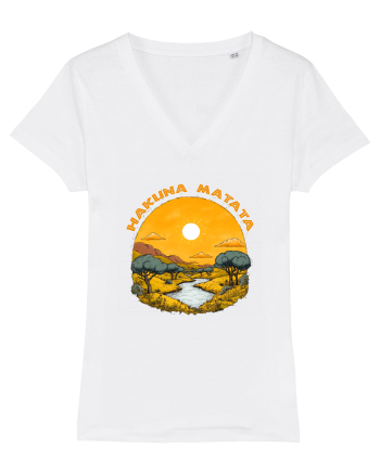HAKUNA MATATA - NO WORRIES - FARA GRIJI 3 White