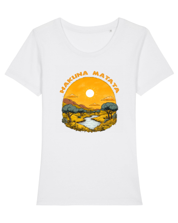 HAKUNA MATATA - NO WORRIES - FARA GRIJI 3 White