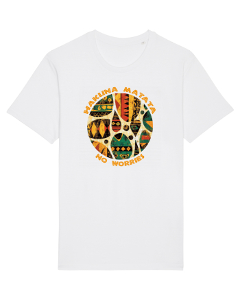 HAKUNA MATATA - NO WORRIES - FARA GRIJI 4 White