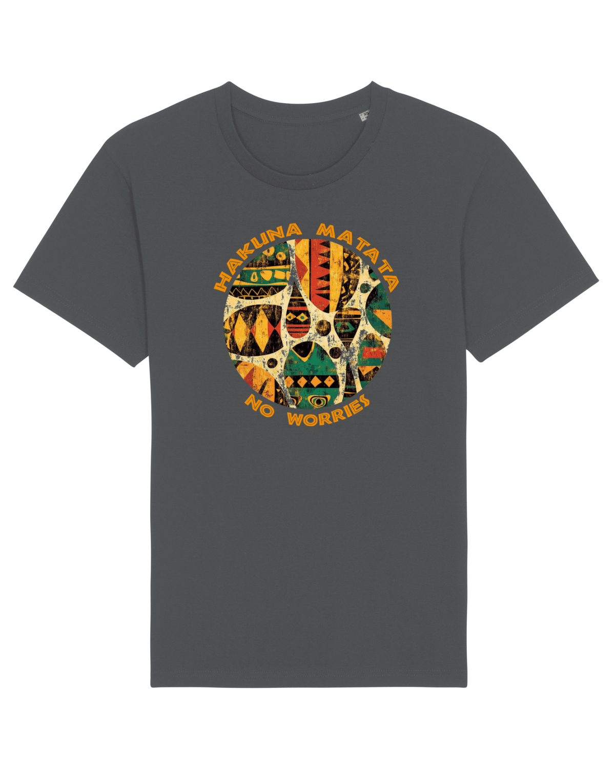 Tricou mânecă scurtă Unisex Rocker Anthracite