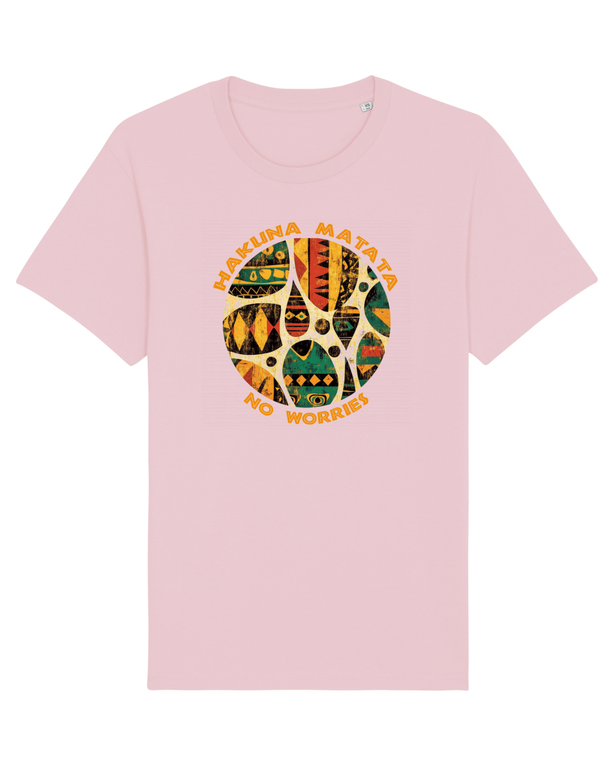 Tricou mânecă scurtă Unisex Rocker Cotton Pink