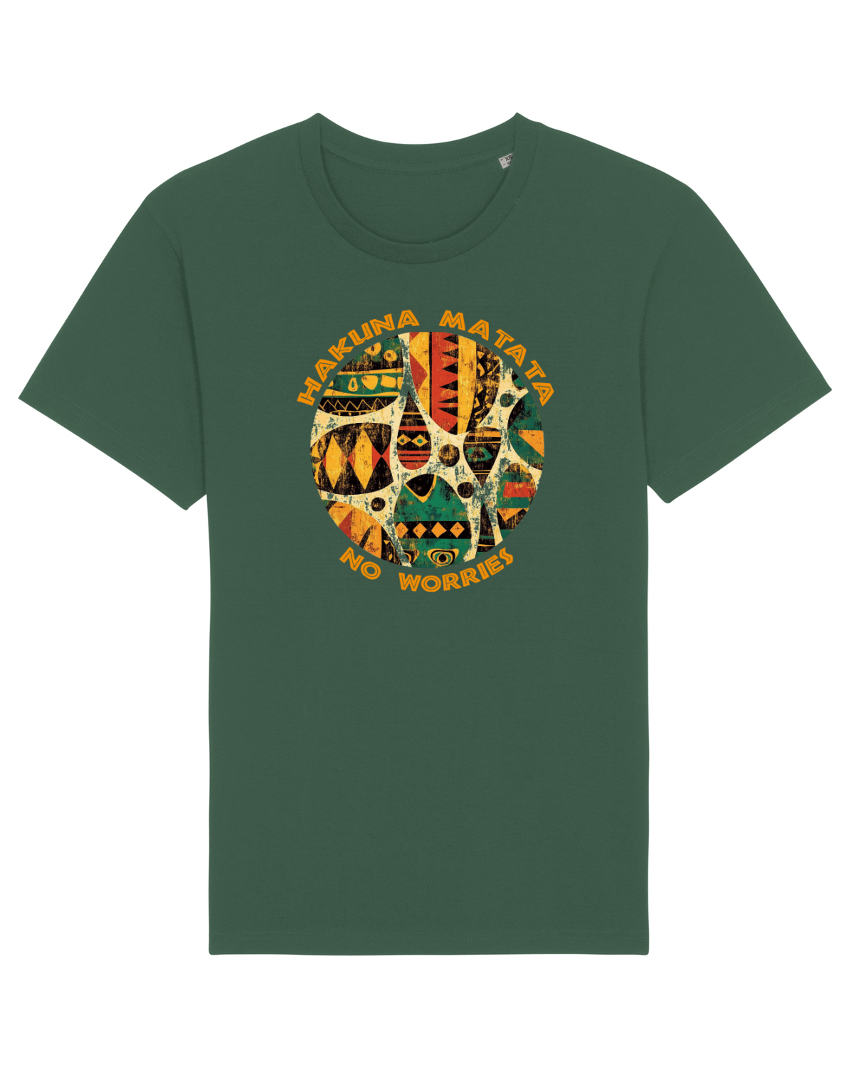 Tricou mânecă scurtă Unisex Rocker Bottle Green