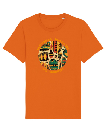 HAKUNA MATATA - NO WORRIES - FARA GRIJI 4 Bright Orange