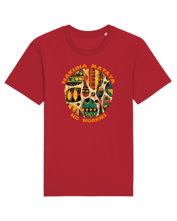 HAKUNA MATATA - NO WORRIES - FARA GRIJI 4 Red