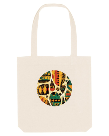 GEOMETRIC FLORAL - TRADITIONAL AFRICAN  Natural