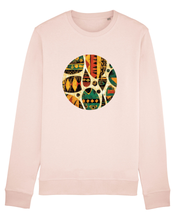 GEOMETRIC FLORAL - TRADITIONAL AFRICAN  Candy Pink