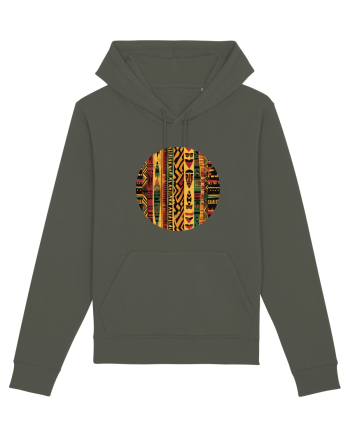 GEOMETRIC FLORAL - TRADITIONAL AFRICAN  2 Khaki