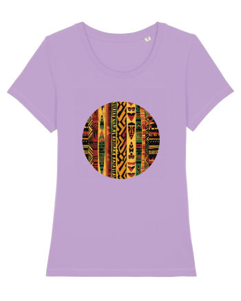 GEOMETRIC FLORAL - TRADITIONAL AFRICAN  2 Lavender Dawn