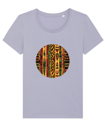 GEOMETRIC FLORAL - TRADITIONAL AFRICAN  2 Lavender