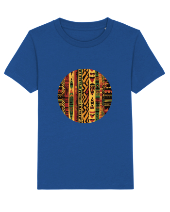 GEOMETRIC FLORAL - TRADITIONAL AFRICAN  2 Majorelle Blue