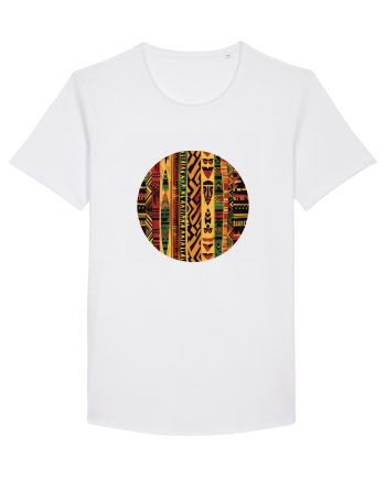 GEOMETRIC FLORAL - TRADITIONAL AFRICAN  2 White