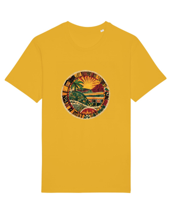 GEOMETRIC FLORAL NATURA - TRADITIONAL AFRICAN Spectra Yellow