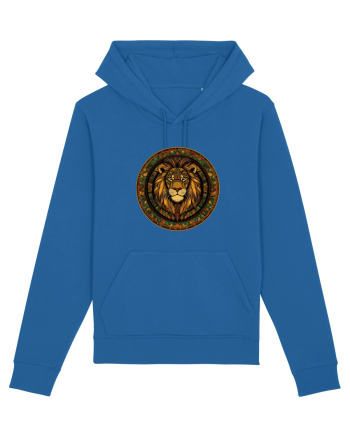 LEU GEOMETRIC FLORAL NATURA - TRADITIONAL AFRICAN Royal Blue